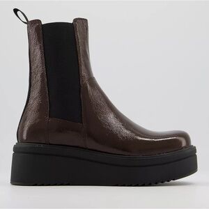 Vagabond Patent Leather Chelsea Boot